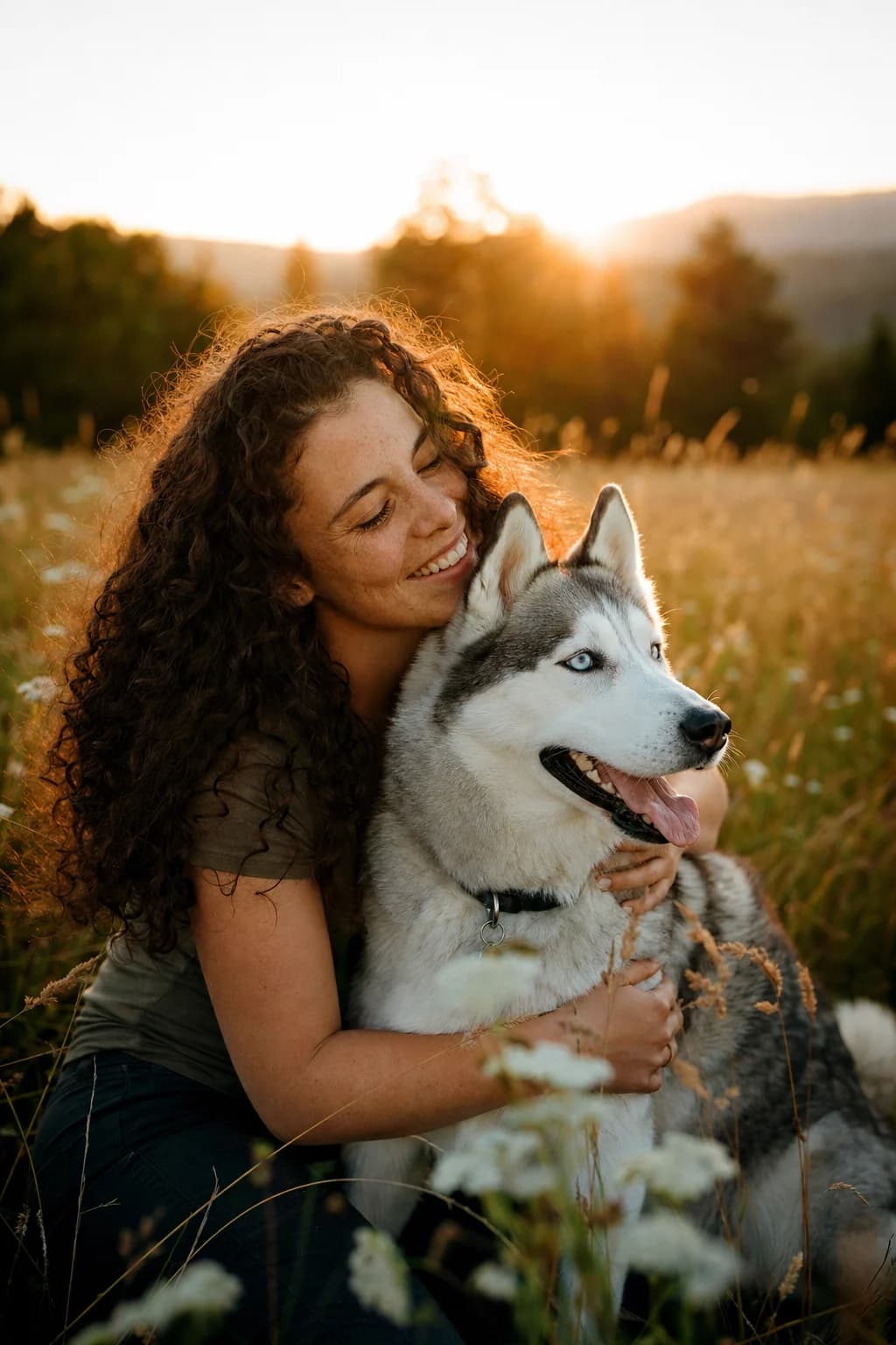 Golden meadow sample portrait